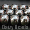 【訳あり】【ヘマタイト(人工)】 丸玉 10mm 1連(約38-40cm)(穴周りのへこみのため)【パワーストーン・天然石・ビーズ・天然石ビーズ・パワーストーンビーズ・パワ?スト?ン・パワ-スト-ン】