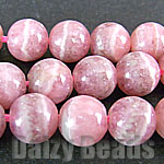 【天然石ビーズ】 【インカローズ(ロードクロサイト)(天然)】　丸玉 6mm　1連（約40cm） 【メール便送料無料】【smtb-td】