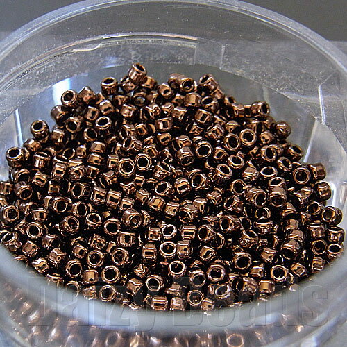 【ランキング1位受賞】【12パック分おまとめセット】【極小ビーズ・ブロンズ】 高品質日本製極小ビーズ 約1.5mm 約1250ヶ(約5g)