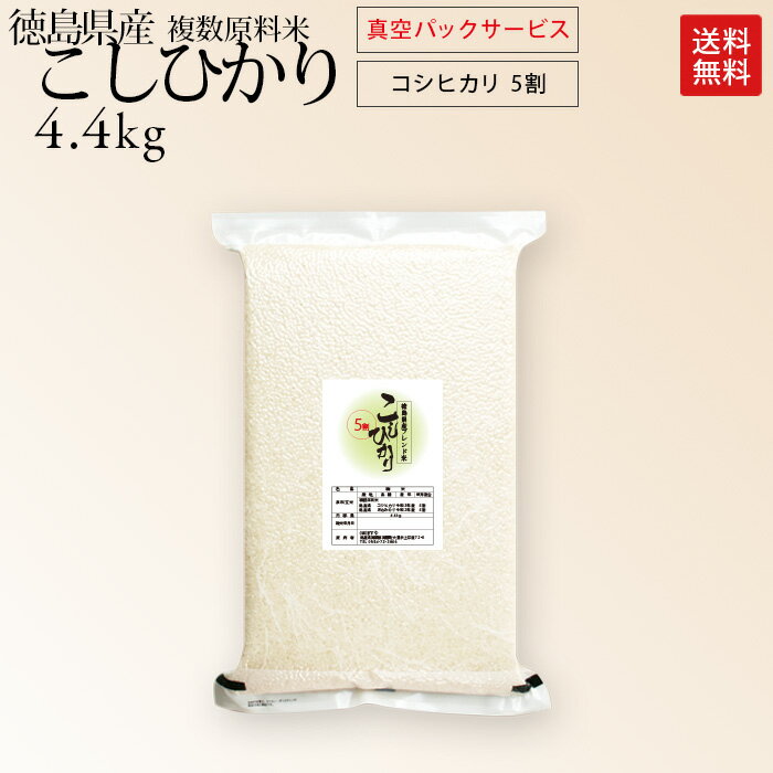 新米 令和3年産 徳島県産 コシヒカリ 5kg 真空パック 家計応援米 送料無料...