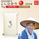 新米 令和2年産 徳島県産 コシヒカリ 米 5kg 送料無料お米 分つき米 玄米 生産者:永坂賢さん