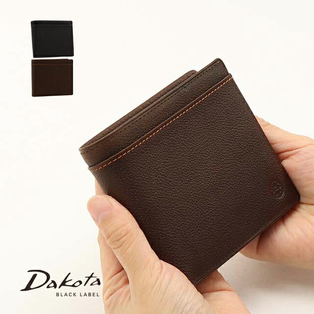 ダコタ ブラックレーベル 財布（メンズ） Dakota BLACK LABEL ダコタブラックレーベル 二つ折り財布 リバー4 0620713【プレゼント最適品】【秋冬新作】 開運 使い やすい かわいい おしゃれ 誕生日プレゼント ギフト