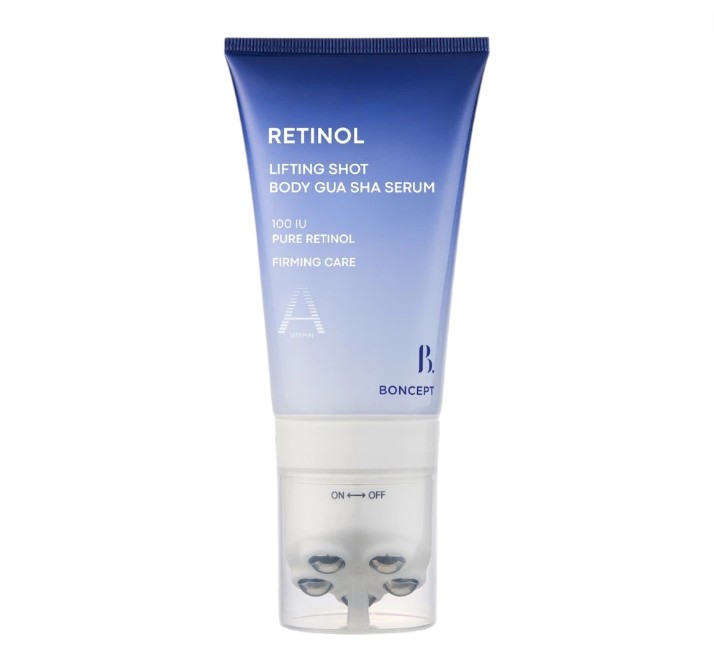 【海外発送】ダイソー ボンセプ レチノール 弾力ショット ボデかっさャセラム 100ml 美容液【並行輸入品】