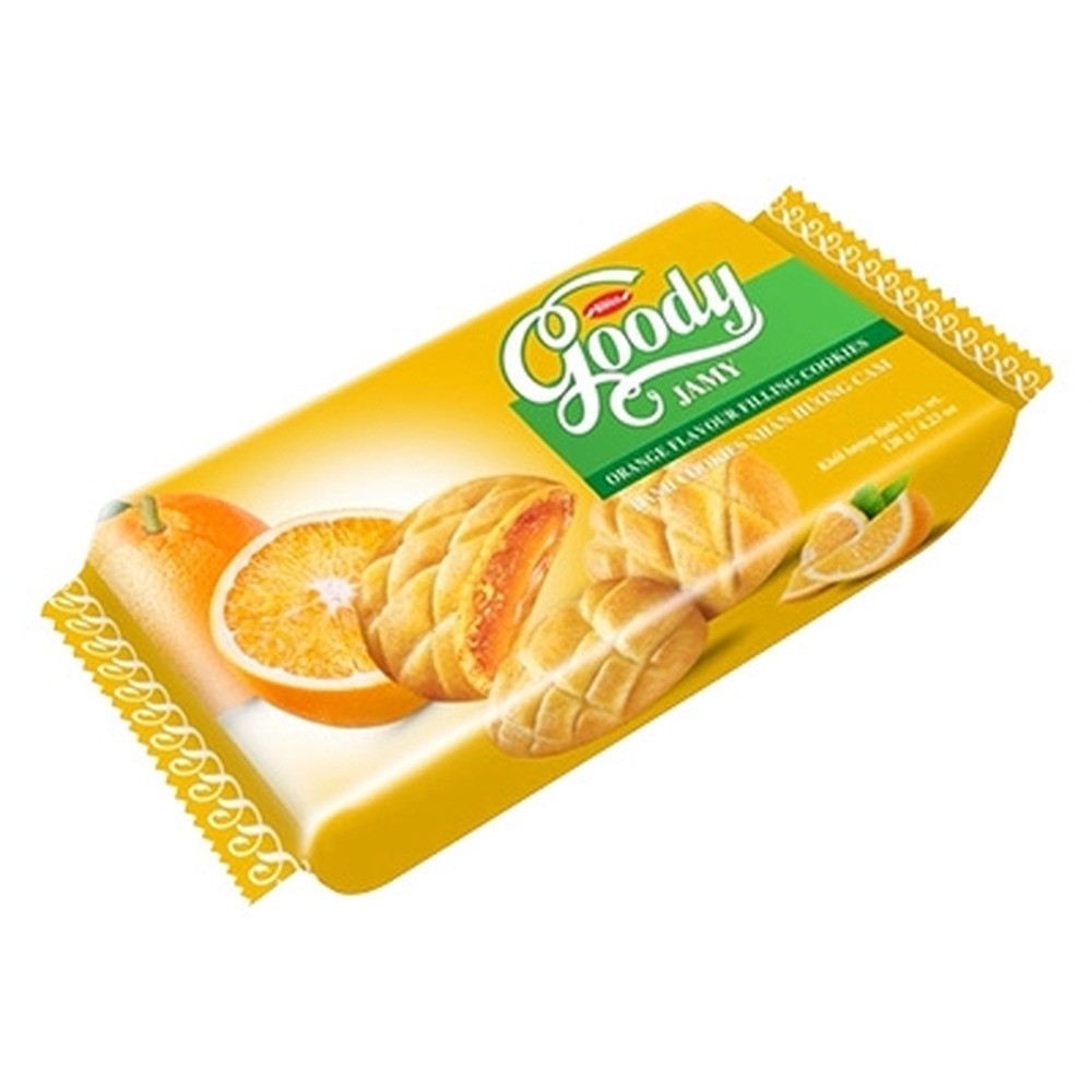 【海外発送】ジェイミー フィリング クッキー オレンジ味 120g クッキー 内容量120...