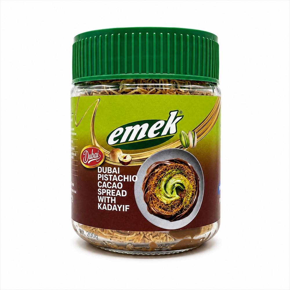 【海外発送】emek ピスタチオチョコレートスプレッド カダイフ入り 150g 瓶入りジャム【並行輸入品】
