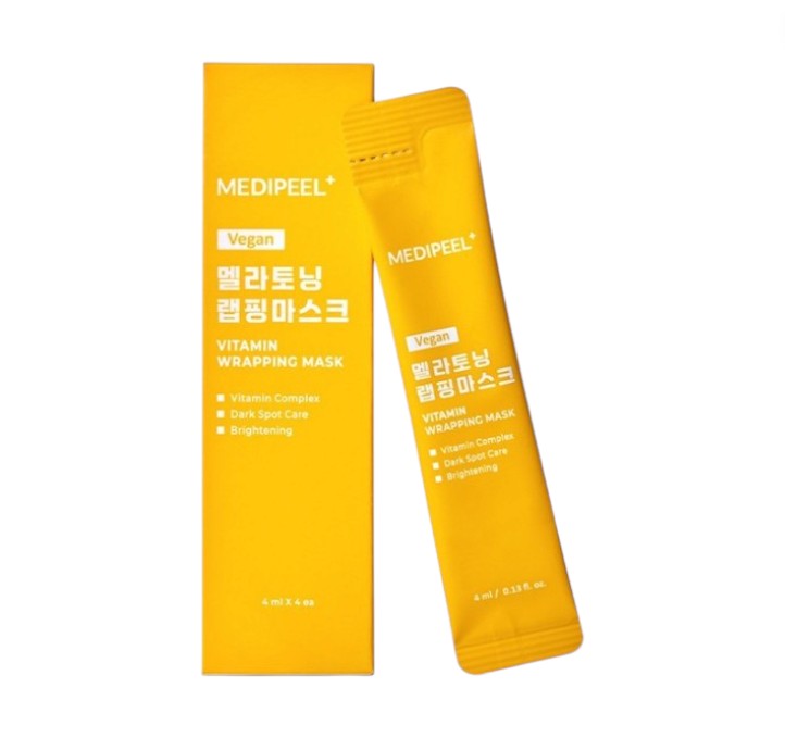 【海外発送】ダイソー メディピル ビタミン メラ トニング マスク 4 ml×4個入 メディピール ビタミン メラ Toning 商品形態: マスク【並行輸入品】