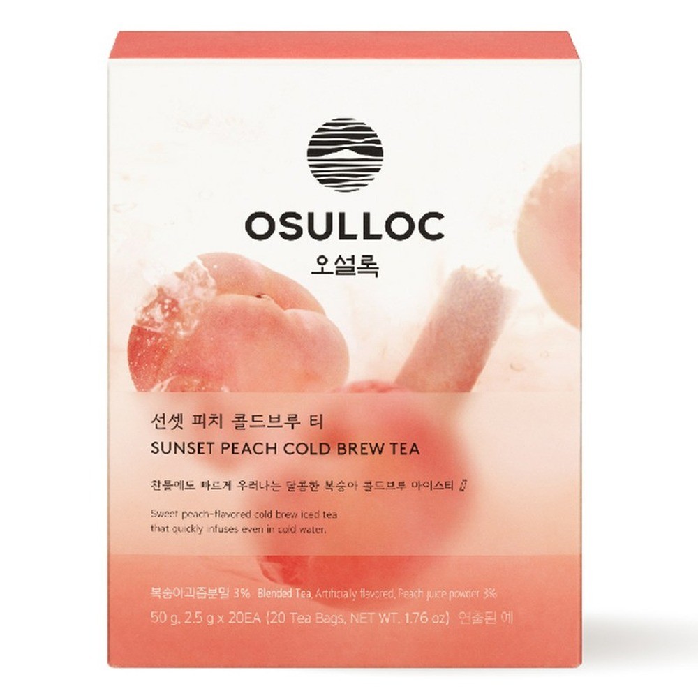 ティーバッグタイプの飲料です。2.5g x 20個入りが1箱の商品です。韓国のブランドが提供する製品です。