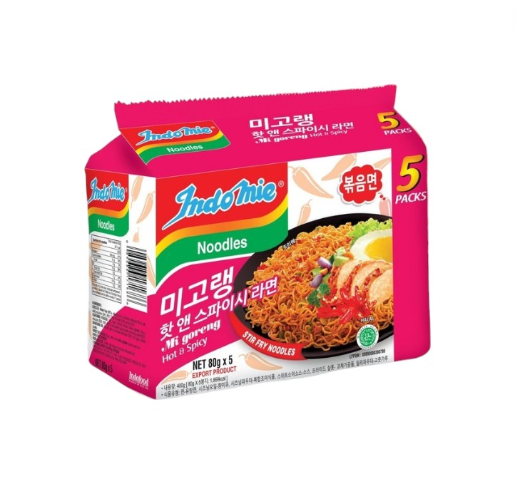 インドミー ミーゴレン ホット＆スパイシーラーメン 80g。10個入りセット。辛口のミーゴレンインスタントラーメン 80g x 10個直射日光を避け、涼しい場所で保存してください。関連キーワード: インドミー、ミーゴレン、ホット＆スパイシー、ラーメン、インスタントラーメン