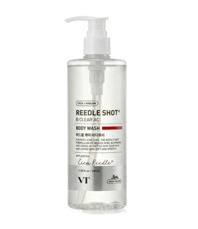 VT リードルショット ビークリア AC ボディウォッシュ 350ml。肌を清潔に保ちます。350ml