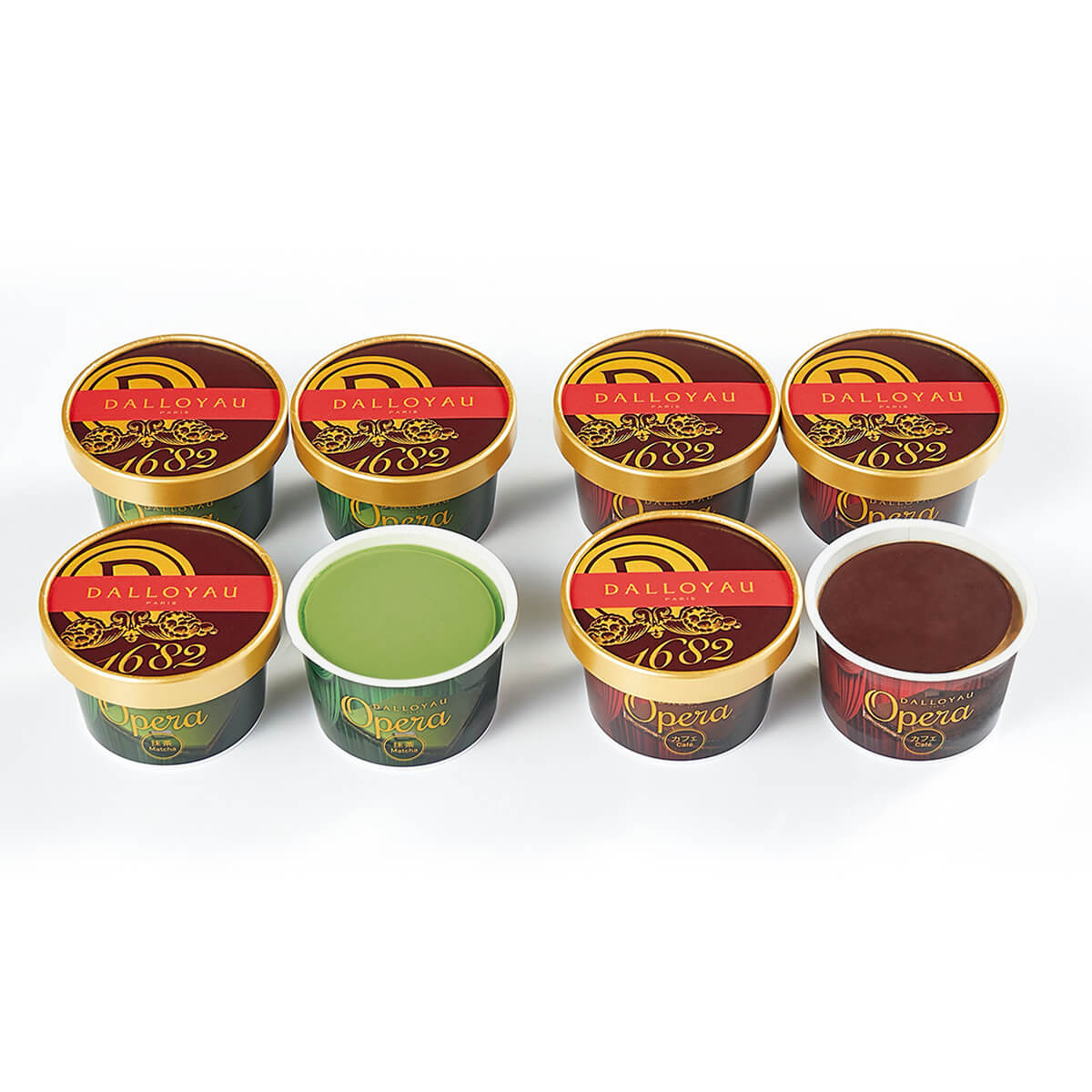 ダロワイヨ オペラ アイス詰め合わせ（2種8個入）【送料無料】シャーベット 洋菓子 チョコレート 抹茶 スイーツ デザート プレゼント ギフト 贈り物 御祝 御礼 お返し 誕生日 内祝 出産祝 快気祝 入学 お取り寄せ 差し入れ 有名 手土産 人気 バレンタイン ホワイトデーのサムネイル