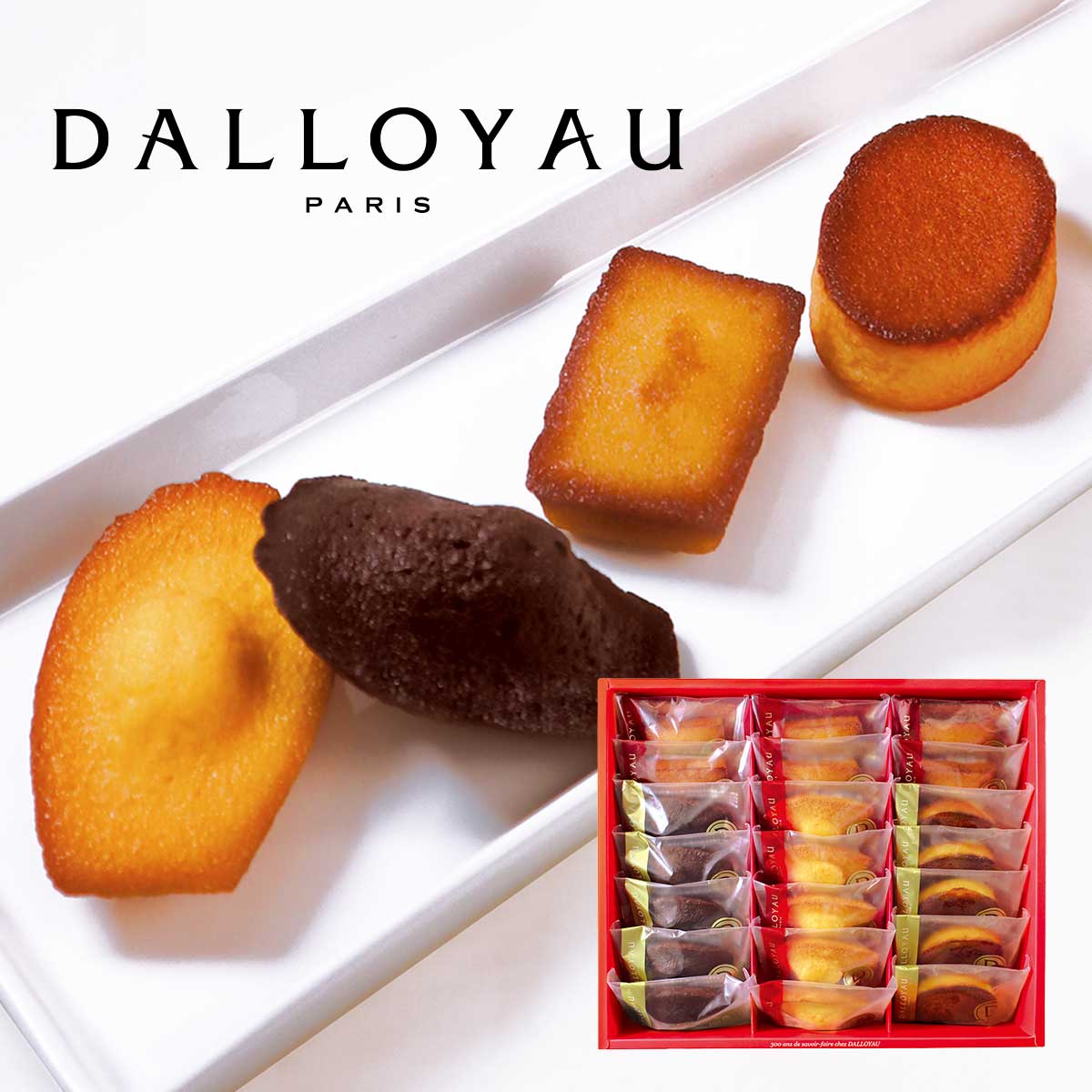ダロワイヨ ドゥミセック詰め合わせ（21個入）【送料無料】焼き菓子 フィナンシェ マドレーヌ コンフィダンス スイーツ 洋菓子 プレゼント ギフト お歳暮 御歳暮 退職祝 お返し 御祝 御礼 誕生日 内祝 出産内祝 快気祝 御見舞 御供 志 お取り寄せ 差し入れ 手土産 人気のサムネイル