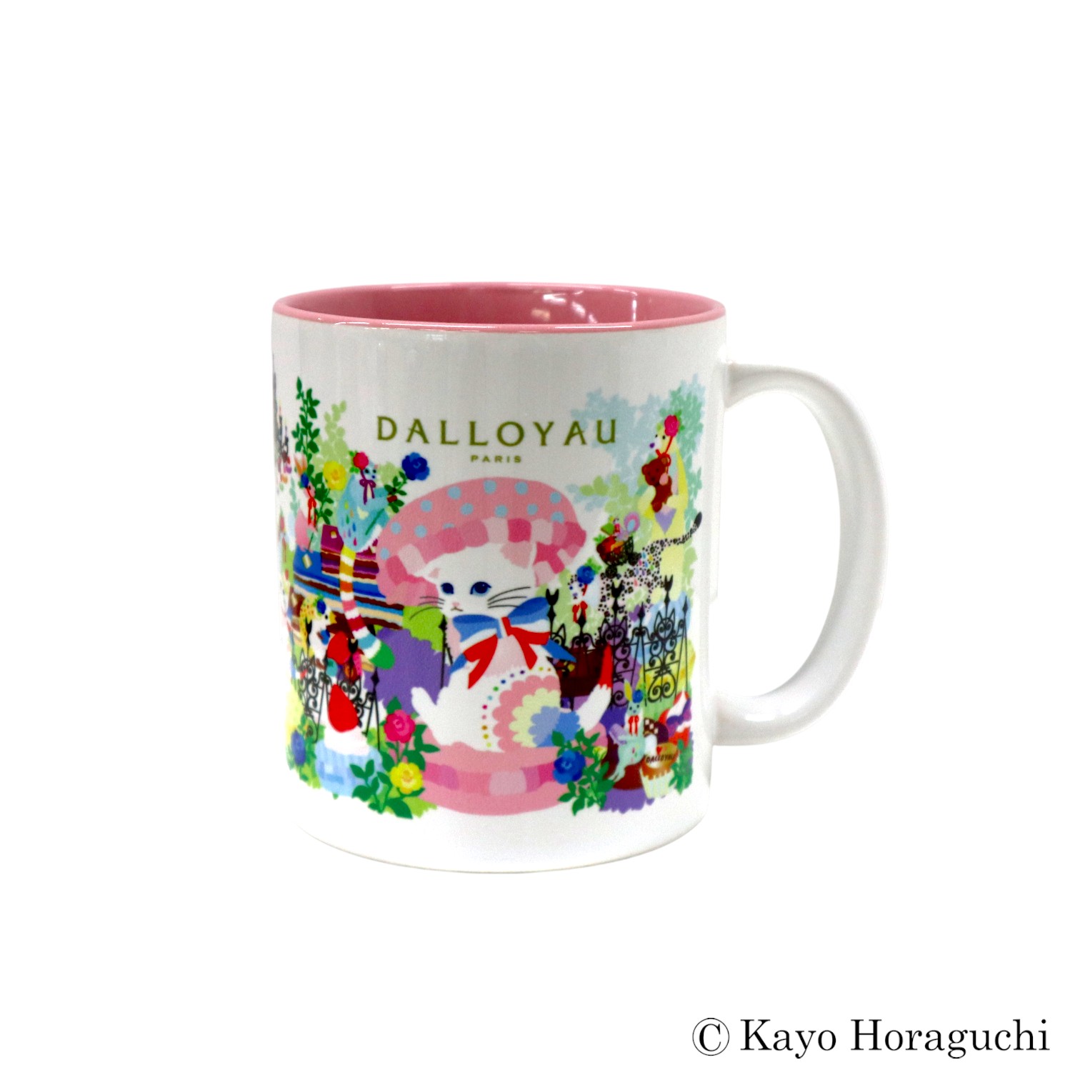 ダロワイヨ ホラグチカヨ ニャグカップクリスマス 誕生日 お返し ねこ 猫 ギフト 洋菓子 スイーツ プリント マカロン マグカップ コップ 食器 グッズ プレゼント ギフト 贈り物 キャラ 御礼 お取り寄せ 差し入れ 手土産 人気 有名 雑貨 ティータイム 可愛い ハロウィン