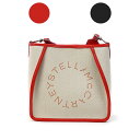 楽天DALUMA【10％OFFクーポン】STELLA McCARTNEY ステラマッカートニー レディース ステラ ロゴ キャンバス ショルダーバッグ MINI CROSSBODY BAG SALT & PEPPER CAN【700073 WP0138】