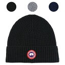 カナダグース ニット帽 メンズ 【10％OFFクーポン】CANADA GOOSE カナダグース ロゴ ニット帽 帽子 メンズ ARCTIC DISC RIB TOQUE【5026M】