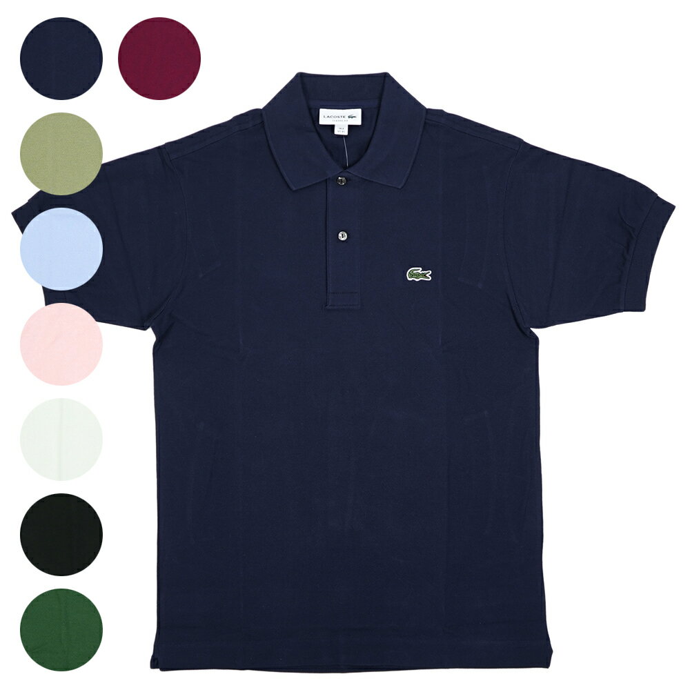 ラコステ 【期間限定価格 5/27 13時まで】ラコステ LACOSTE ポロシャツ L.12.12 メンズ MEN SHORT SLEEVED RIBBED COLLAR SHIRT【L1212-CW】