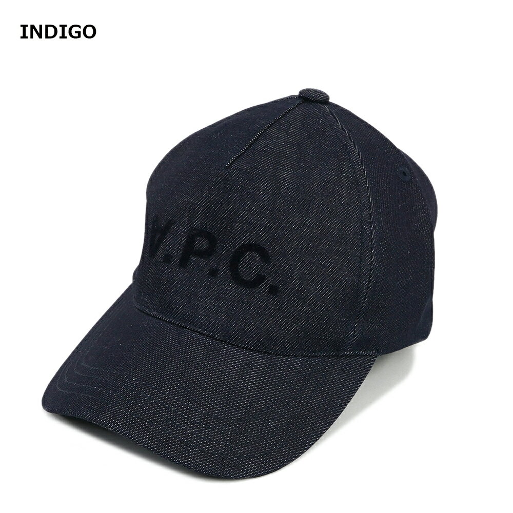 A.P.C. アーペーセー ベースボールキャップ ネイビーロゴ デニム Casquette eden vpc cap