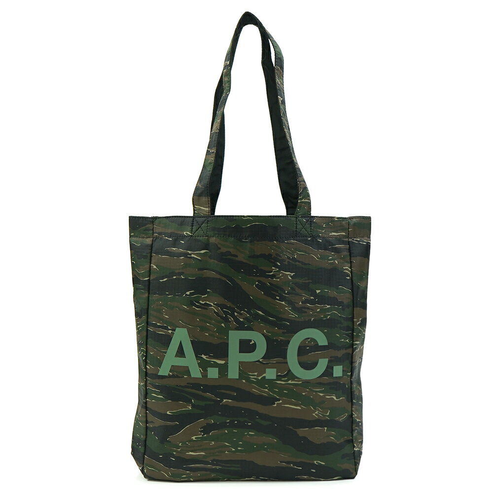 A.P.C. アーペーセー トートバッグ 迷彩 ロゴ TOTE LOU REVERSIBLE レディース