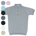 【ポイント5倍 5/2 13時まで】ジョンスメドレー JOHN SMEDLEY ポロシャツ ADRIAN 半袖 ニット シーアイランドコットン エイドリアン メンズ ADRIAN STANDARD FIT【ADRIAN】