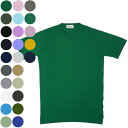 ジョンスメドレー JOHN SMEDLEY ニットTシャツ LORCA 半袖 クルーネック 30ゲージ LORCA WALTED T-SHIRT