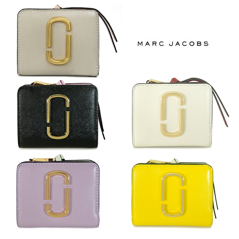 マークジェイコブス 財布 MARC JACOBS 二つ折り財布 レディース 二つ折りコンパクト財布 バイカラー Snapshot Mini Compact Wallet (全5色）【M0014282】【M0013360】