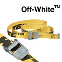 【半期に一度の 決算SALE】OFF-WHITE ベルト 2.0 INDUSTRIAL BELT オフホワイト 2.0 インダストリアルベルト アクセサリー （YELLOW / BLACK)【OMRB012F19F420286010】