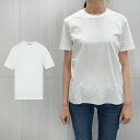 【10％OFFクーポン】JIL SANDER ジルサンダー Tシャツ ジルサンダー レディース ジャージーTシャツ JILSANDER T SHIRT (100 / OPTIC WHITE)【JSPS705002WS247608】