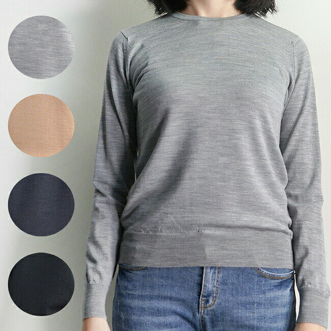 【10％OFFクーポン】ジョンスメドレー JOHN SMEDLEY BELINDA レディース 30G 長袖 クルーネックニット BELINDA SWEATER CN LS MODERN FIT(全6色) その1