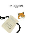 【4連休限定 10％OFFクーポン 5/2 20時より】メゾンキツネ ブローチ MAISON KITSUNE キツネピンチャーム ブローチ キツネ 顔 FOX HEAD PIN BROOCH（MULTI COLOR / マルチカラー) 【AU06502AZ1003-CU06511AM1002】