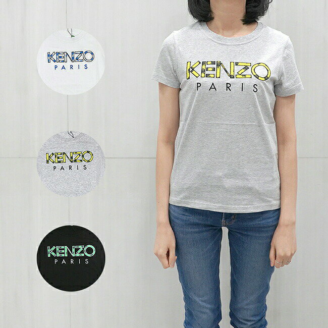 【ポイント10倍！8/31まで】【サマープライス】ケンゾー Tシャツ KENZO レディース ロゴ Tシャツ KENZO Paris 'Roses' T-Shirt (全3色) 【F952TS721990】