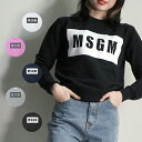 【10％OFFクーポン配布中】MSGM レディース エムエスジーエム ボックスロゴ スウェット REGULAR SWEATSHIRT WITH MSGM BOX LOGO（全5色) 【2441MDM96 184298】【2841MDM96 207299】【2841MDM96 207299】【RS】 その1