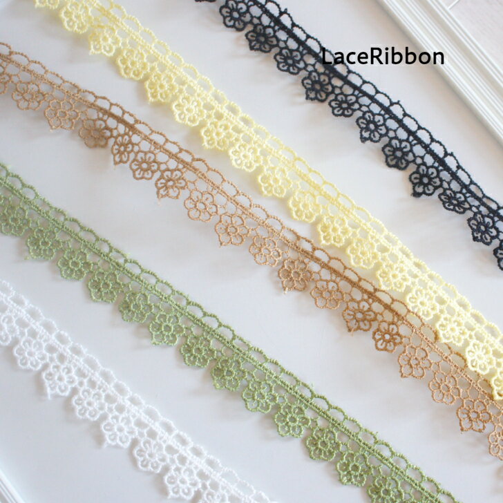 【メール便 発送可】トルコ 雑貨 トルコ雑貨 ハンドメイド 手芸用 小花 レース リボン