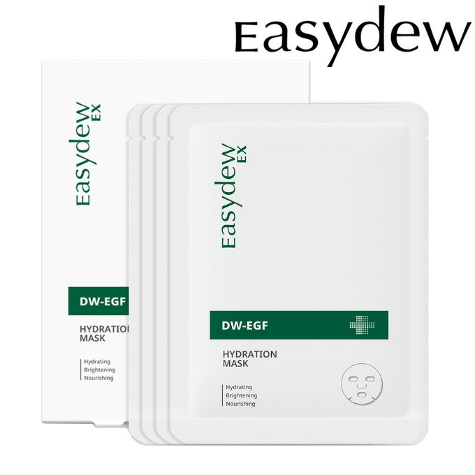 【発送日の翌日配達】韓国コスメ マスクシート マスクパック EASYDEWイージーデュー Easydew EX イージーデュー DW-EGF ハイドレーション マスクパック 4枚のサムネイル