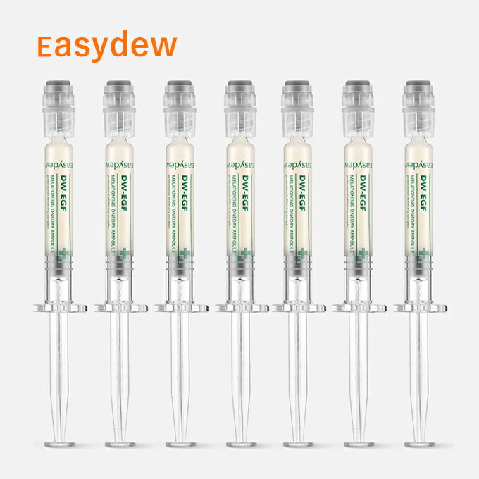 【発送日の翌日配達】韓国コスメ 美容液 Easydew イージーデュー DW-EGF メラトニン アンプル 1ml 7本入り セラム MELATONING AMPOULEのサムネイル