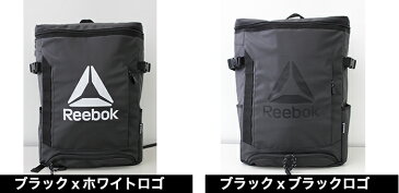 【Reebok】リーボック　撥水BOXリュック　大容量　部活　旅行　リュック　リュックサック　バックパック　通勤　通学　撥水　機能的　ブラック