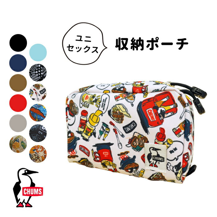 【5/16 1:59迄ポイント10倍】 CHUMS チャムス RECYCLE WINDOW POUCH メンズ レディース ユニセックス ポーチ 収納 小物入れ ギフト 春夏新作 CH60-3563 1