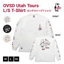 【5/6迄ポイント10倍】 CHUMS チャムス Oversized Utah Tours L/T T-Shrit 長袖Tシャツ メンズ ロンT アウトドア キャンプ カジュアル ルームウェア 24春夏新作 CH01-2346