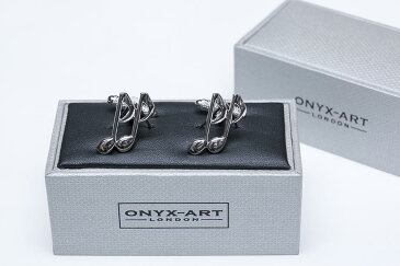 ★London Onyx art ジョークの分かる人のための楽しいカフスボタン♪〜♫〜