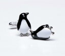 ★カフスボタン ONYX-ART LONDON CK880 SMALL PENGUIN Cufflinks　