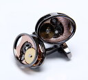 カフス　時計 ★カフスボタン ONYX-ART LONDON CLM110 OVAL GUNMETAL GEARS CUFFLINCSいぶした金の色が好い(^_-)-☆