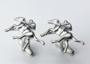 ★カフスボタン ONYX-ART LONDON CK400 HORSE RIDER Cufflinks ダービーはたまた有馬記念か