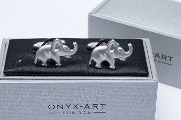 ★カフスボタン ONYX-ART LONDON ck33 ELEPHANT CUFFS★この象は好いです・・(^_-)-☆