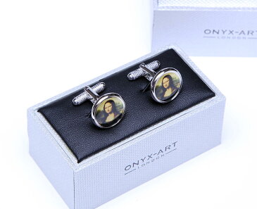 ★カフスボタン ONYX-ART LONDON CK960 MONA LISA CUFFLINCS!!・・♬〜モナリザ MONA LISA