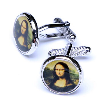 ★カフスボタン ONYX-ART LONDON CK960 MONA LISA CUFFLINCS!!・・♬〜モナリザ MONA LISA