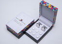 tH[} X^bhƃJtX̃ZbgVo[CMX U.K SOPHOS ST.GEORGE DRESSTUD & CUFFLINK SET White Silver