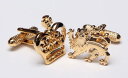 JtX{^ ONYX-ART LONDON CK269 GILT LION & CROWN CUFFS!!EE&#9836;`