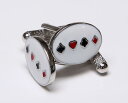 JtX{^ ONYX-ART LONDON CK881 FOUR CARD SUIT CUFFS!!EE&#9836;`