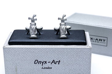 ★London Onyx art ジョークの分かる人のための楽しいカフスボタン♪〜♫〜