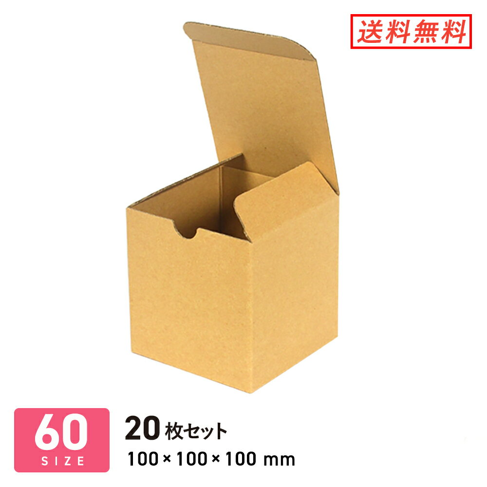 ダンボール （段ボール箱） 小物用 10cm立方体  20枚セット
