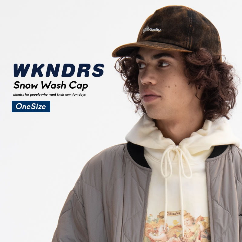 WKNDRS ウィークエンダーズ キャップ メンズ レディース ペアキャップ 帽子 ロゴ 綿100％ コットン100％ 韓国 ファッション ブランド ストリート オルチャンファッション 韓国服 デイリーコーデ korea