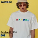 WKNDRS ウィークエンダーズ メンズ tシャツ 半袖 ロゴt トップス 綿100％ コットン100％ 春 夏 韓国 ファッション ブランド ストリート オルチャンファッション 韓国服 デイリーコーデ korea